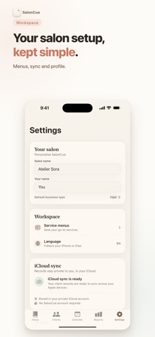 Salon Client Notes - SalonCue screenshot
