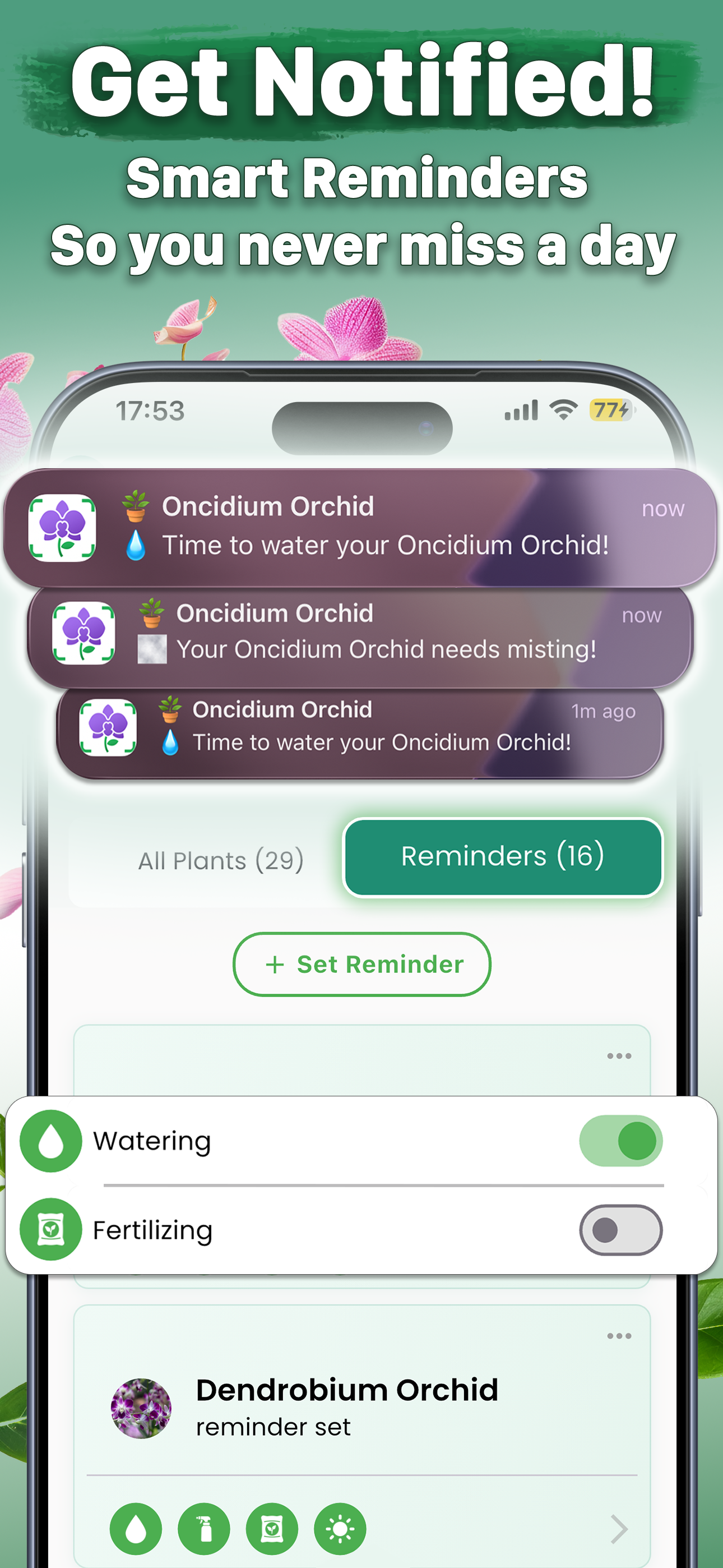 Orchid Care: Tracker & Album