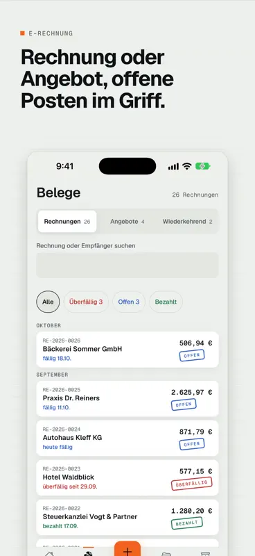 E-Rechnung: Erstellen & Öffnen screenshot 2 of 9