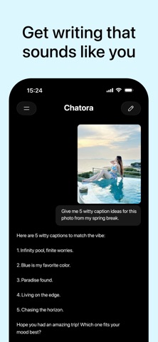 Chatora AI - Image & Voice iPhone screenshot