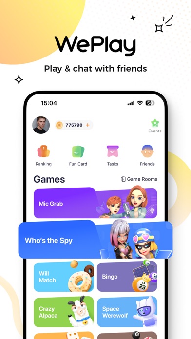 WePlay - Game & Party Screenshot