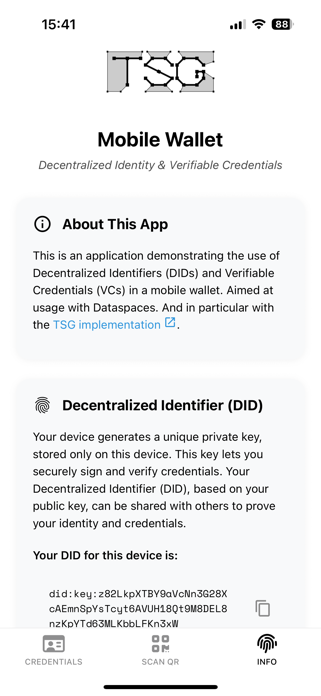 TSG Mobile Wallet Screenshot 5 of 5