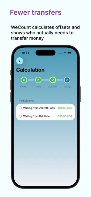 WeCount: Shared Expenses screenshot 4