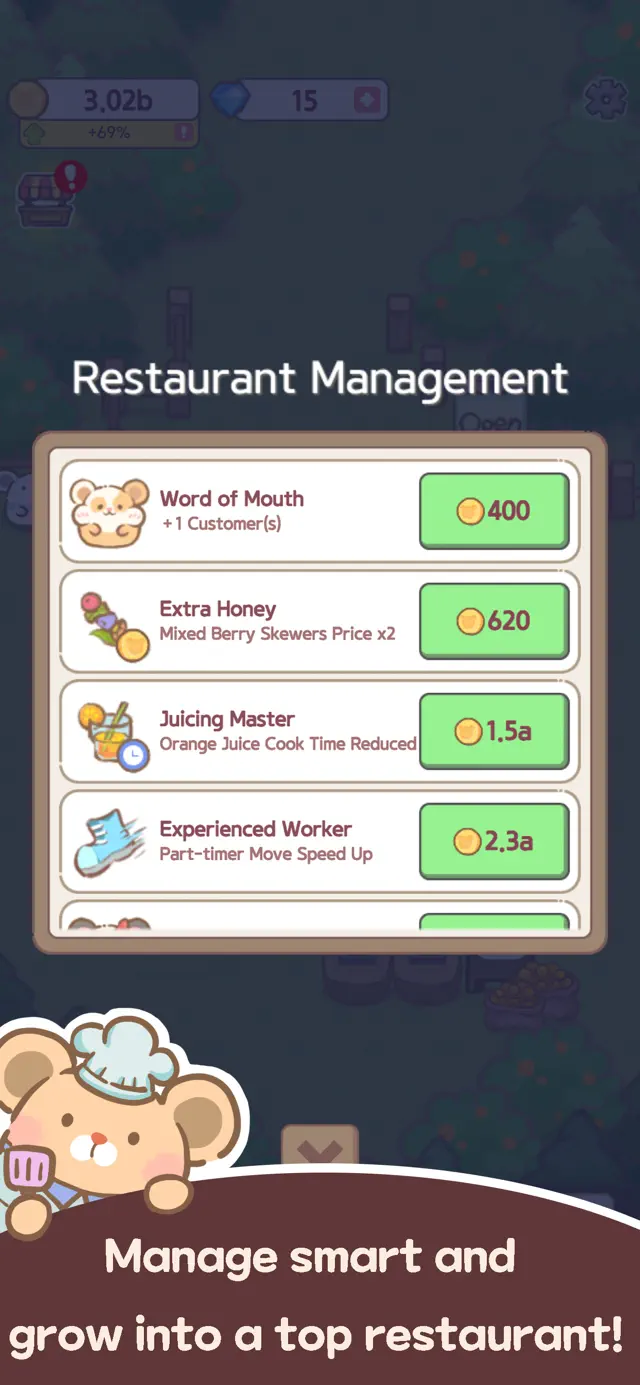 Hamster Chef : Idle Restaurant screenshot 5