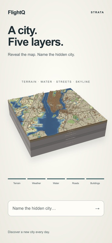 FlightQ: Daily Geography Game screenshot 1