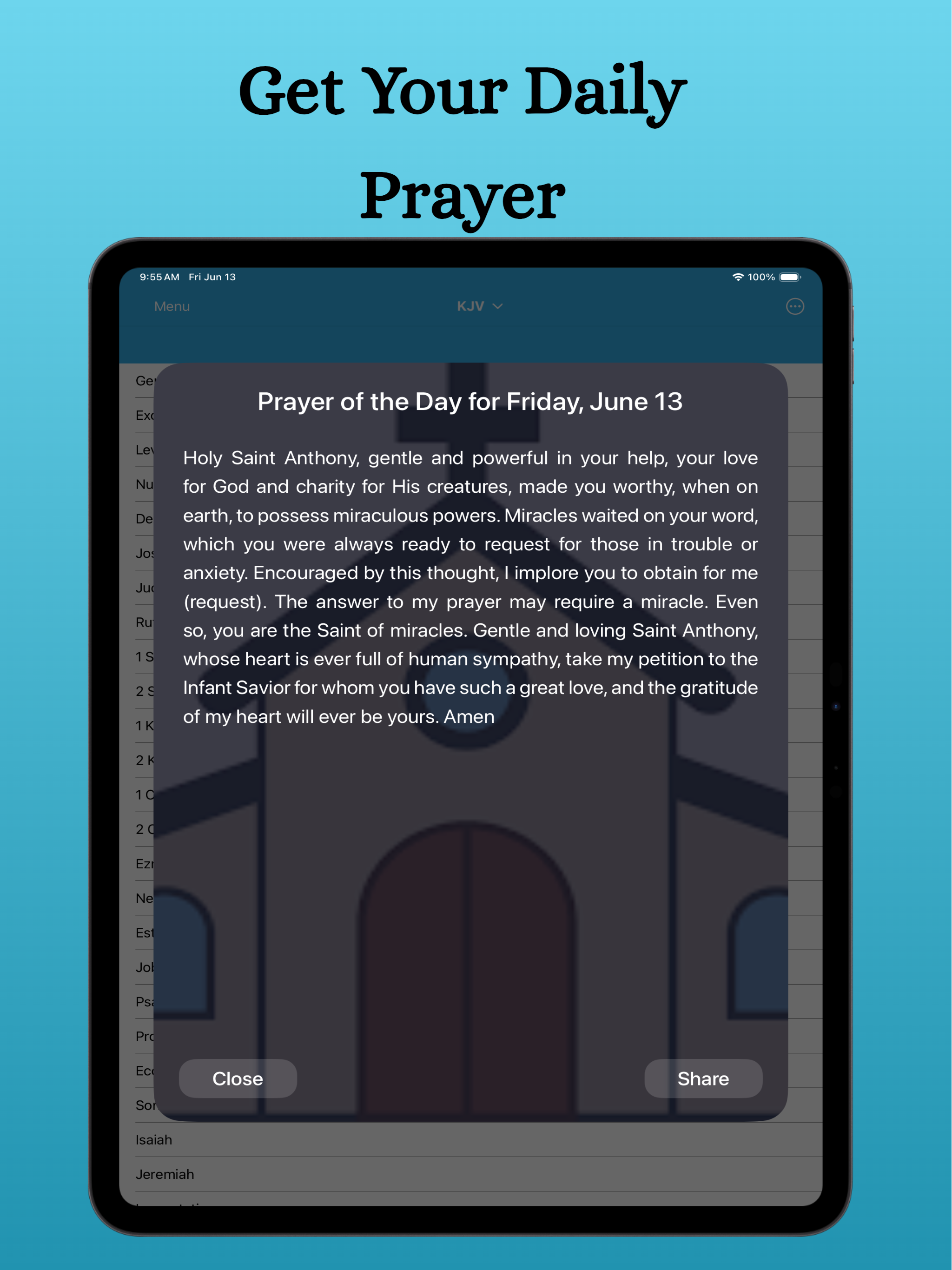 KJV Holy Bible & Daily Prayers