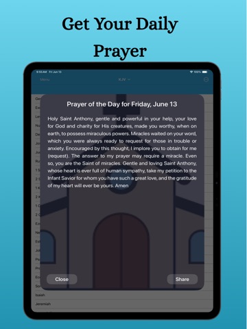 KJV Holy Bible & Daily Prayers iPad screenshot