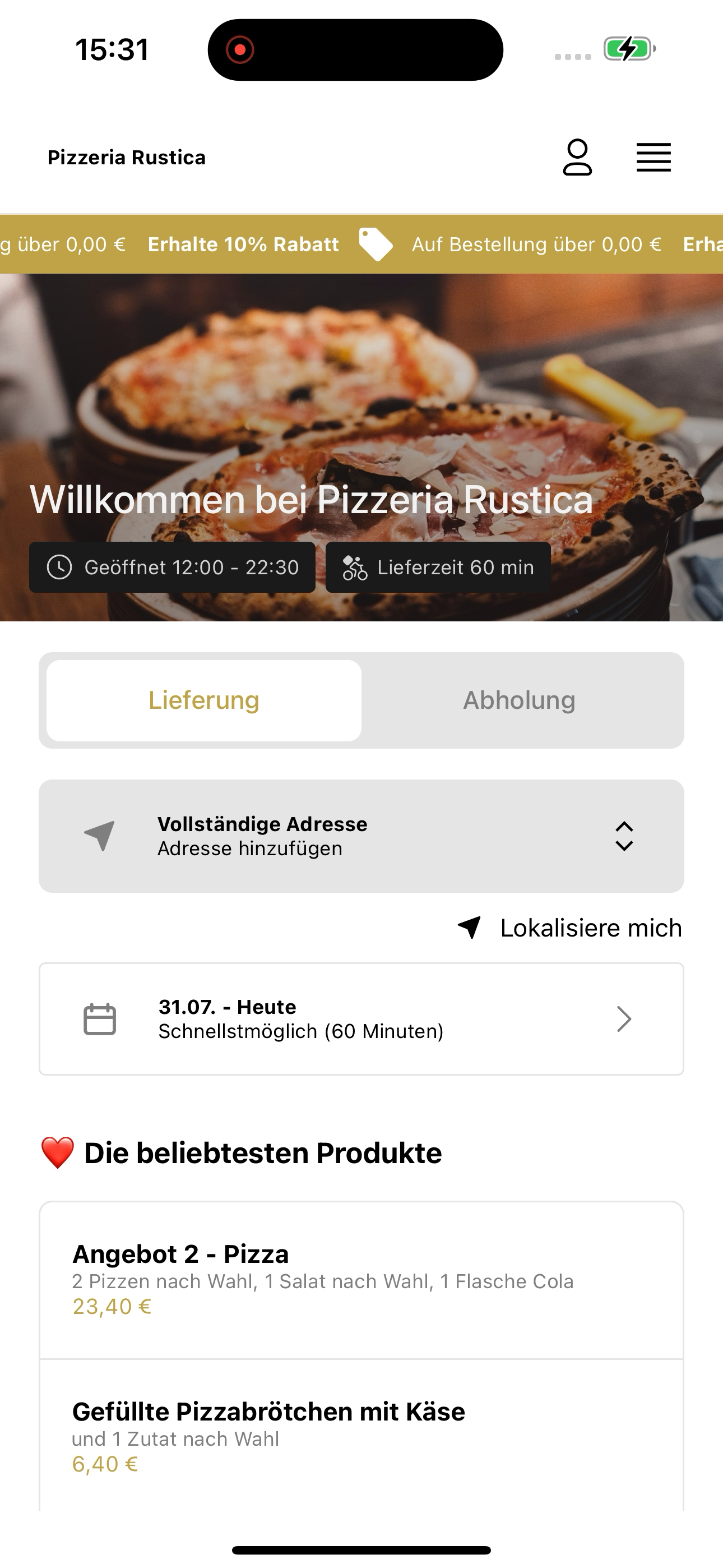 Pizzeria Rustica screenshot 6