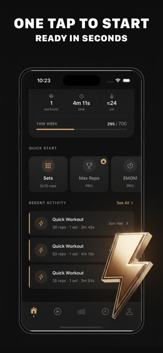 Push Up Counter and Tracker Screenshot 3 of 7