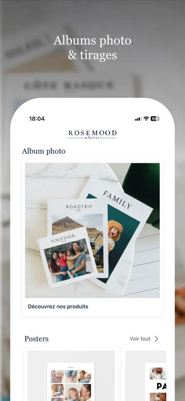Screenshot #2 pour Rosemood - Album photo, Tirage