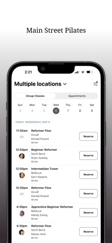 Main Street Pilates screenshot