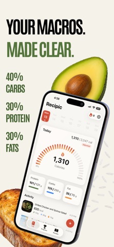 Recipic: Calorie Tracker Screenshot 7 of 10