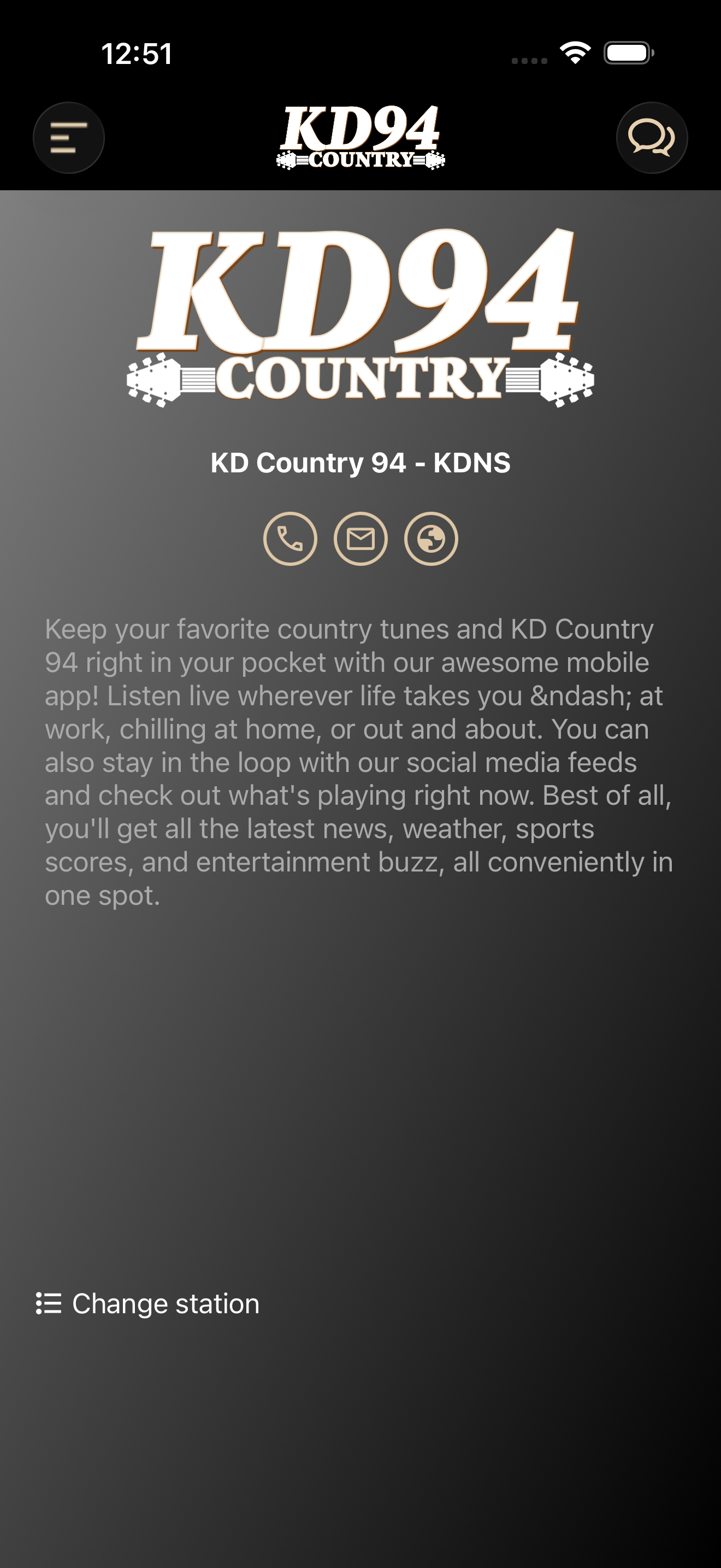 KD Country 94. screenshot 5