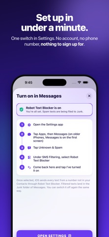 Robot Spam Text Blocker Screenshot 6 of 6