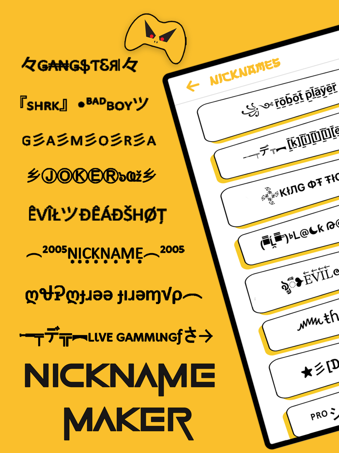 Nickname Maker For Games