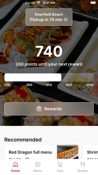 Temak House Florida iPhone screenshot 1 - Food & Drink app