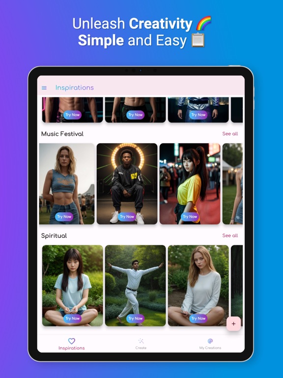 Lucid Face Art AI iPad screenshot 5 - Photo & Video app