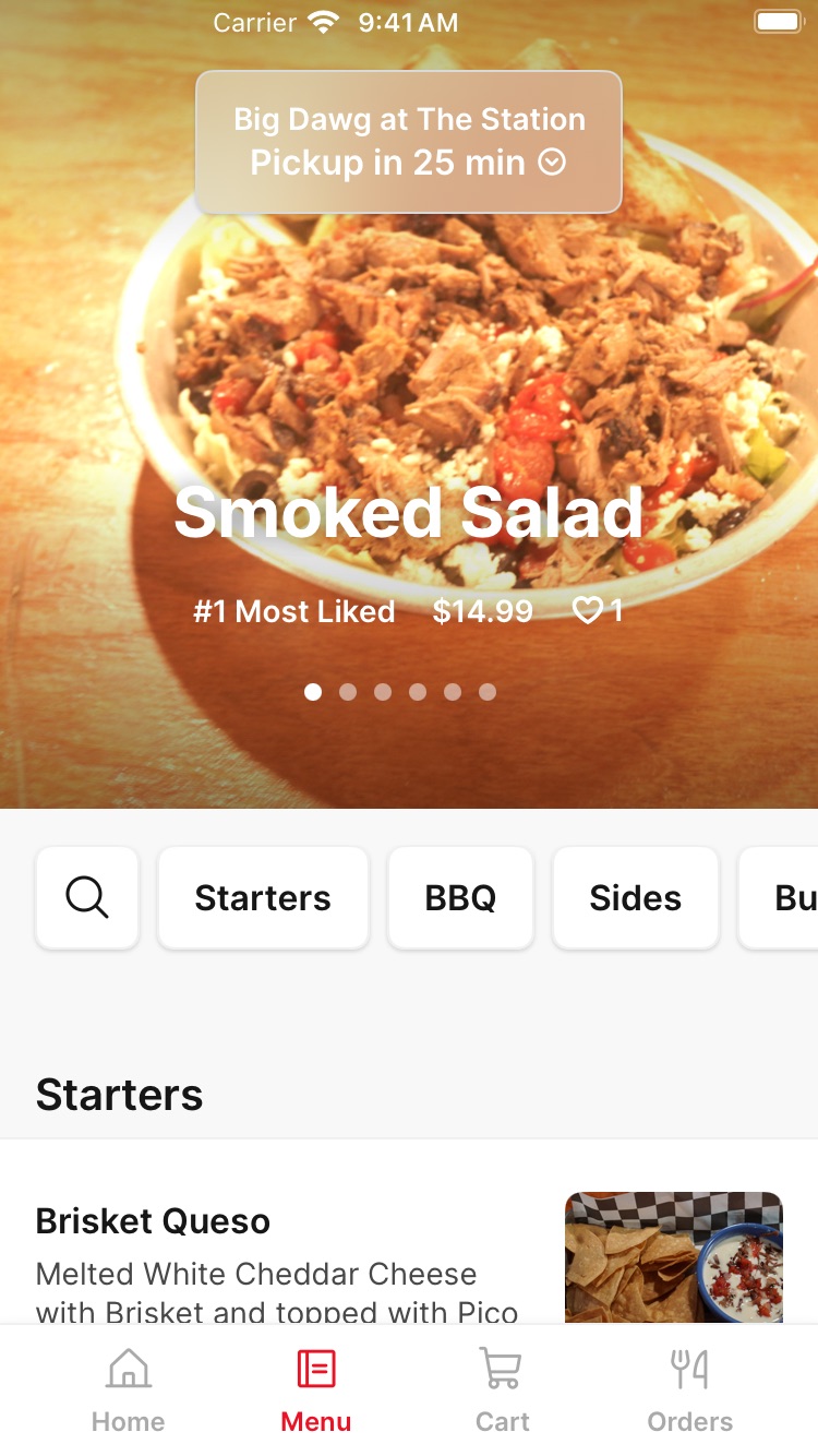 Screenshot 2 of Big Dawg BBQ Burgers and Beer
