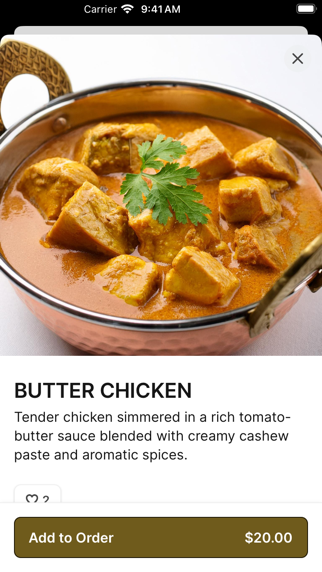 Palace Indian Restaurant iPhone screenshot 4 - Food & Drink app