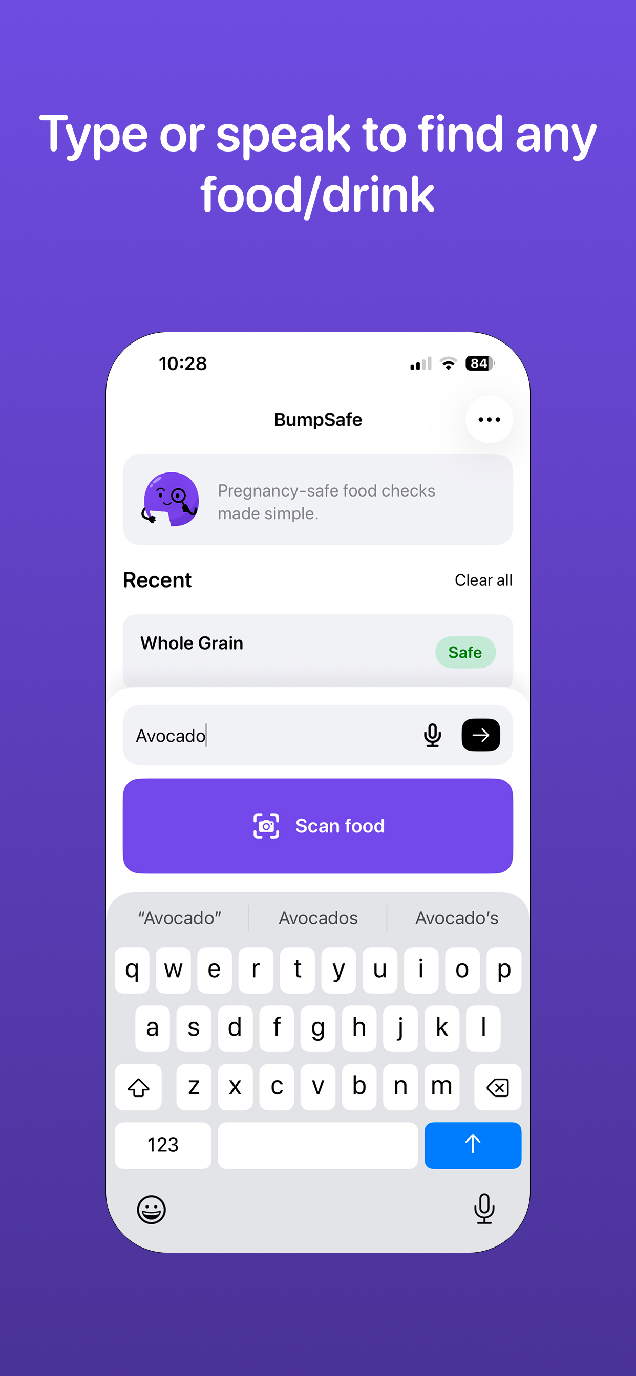 BumpSafe - Pregnancy Food Scan screenshot 3