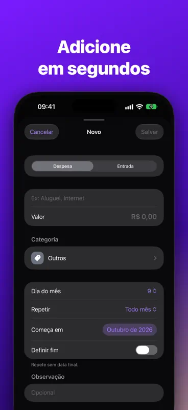Moovy – Finanças Pessoais screenshot 3 of 3