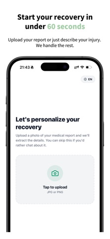 Regenix - AI Injury Recovery screenshot