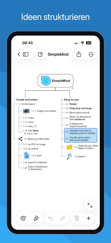 SimpleMind Pro - Mind Mapping screenshot 5 of 10