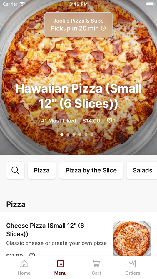 #2. Jack's Pizza & Subs To Go (iOS) بواسطة: Jacks Pizza and Subs