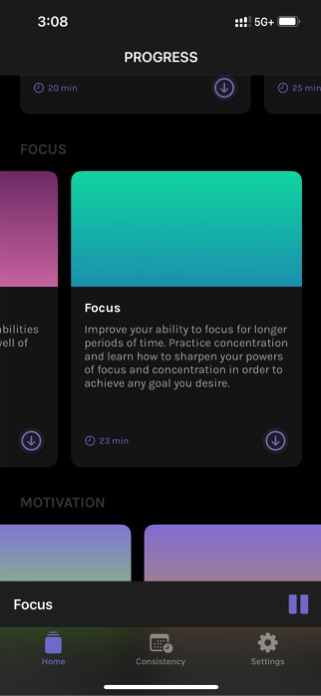 Progress Meditations Screenshot 4 of 6