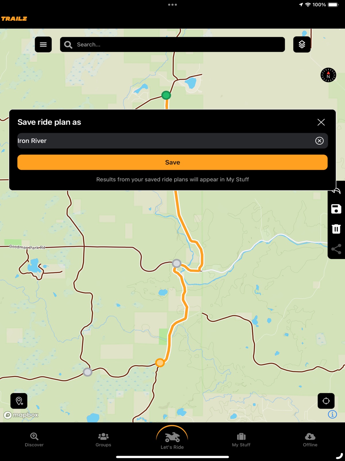 Trailz - Let's Ride! ipad screenshot 1