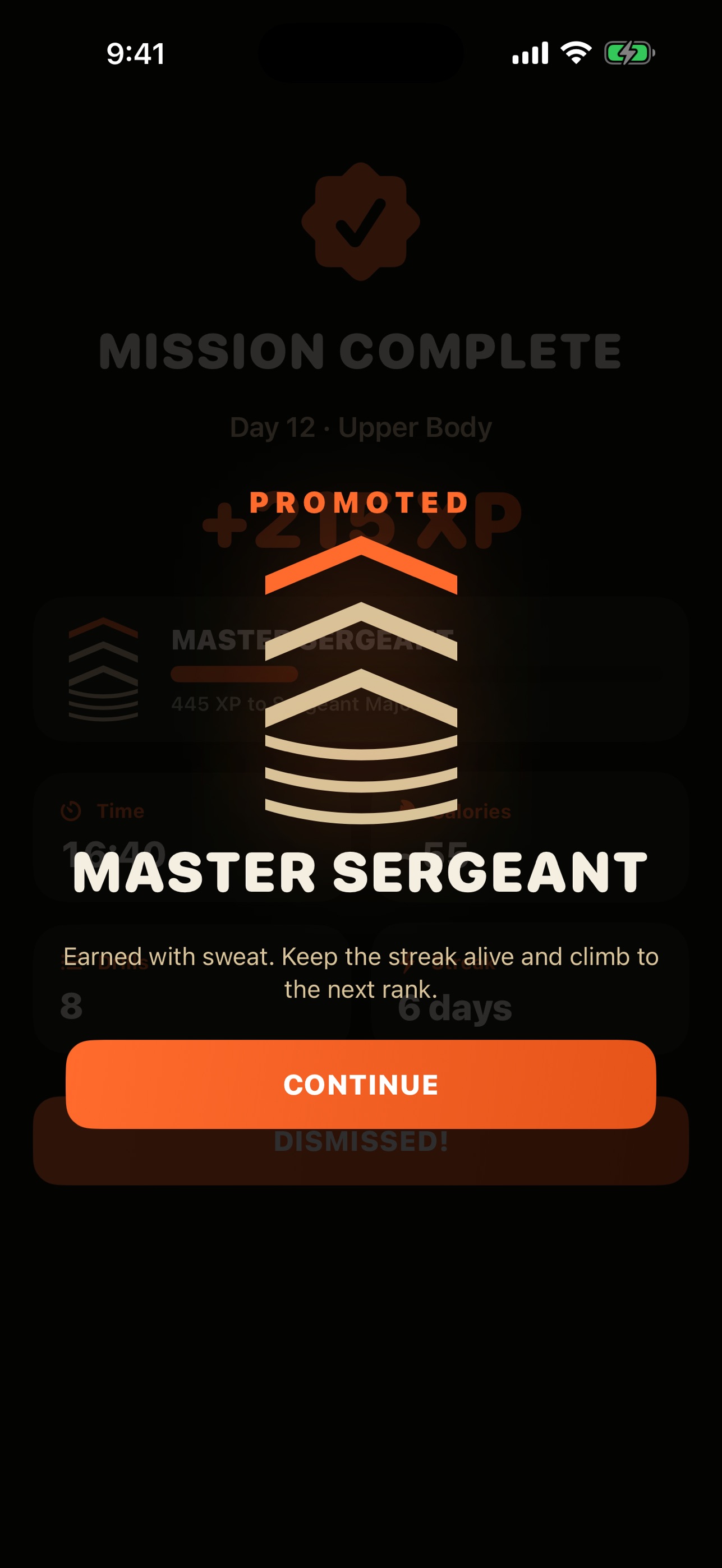 Screenshot 3 of Rank Up: Military Calisthenics