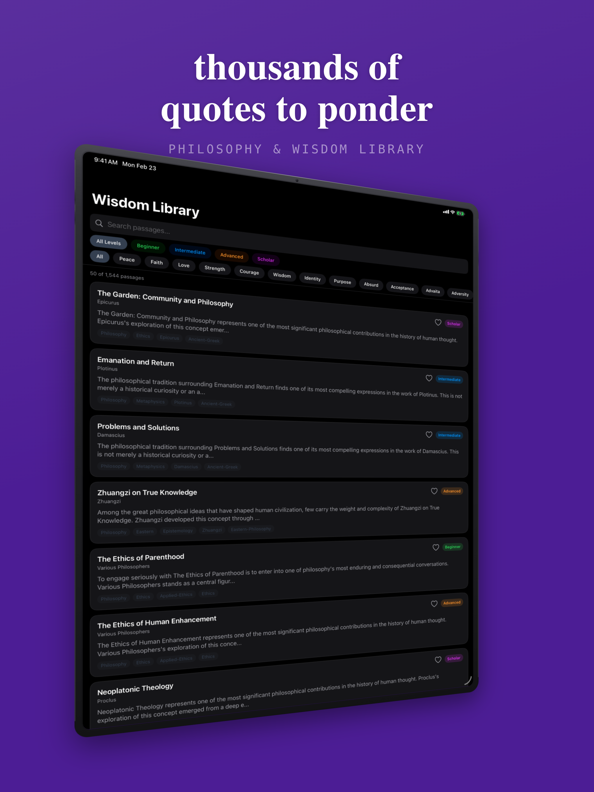 PhiloLock: Philosophy Focus