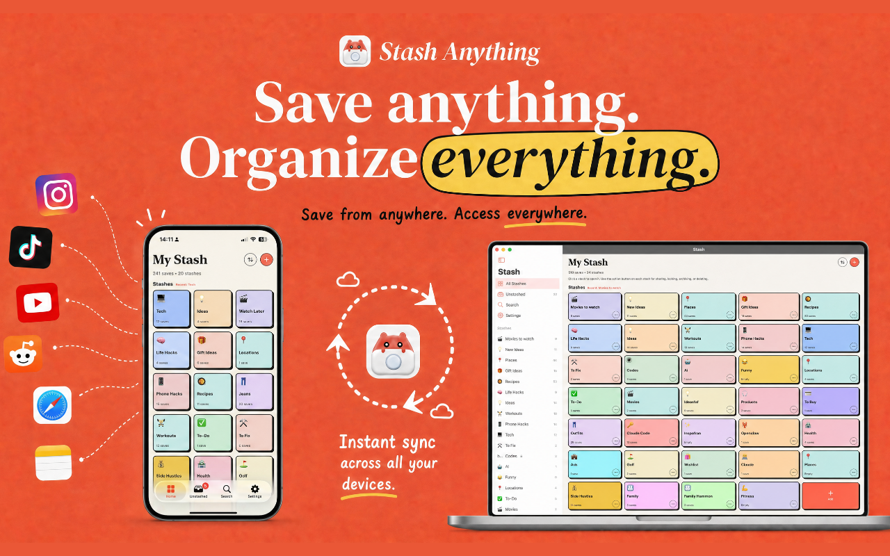 Stash Anything: Digital Vault