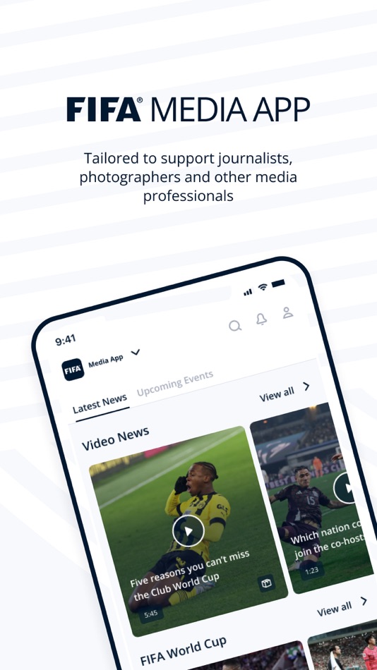 #1. FIFA Media App (iOS) By: FIFA