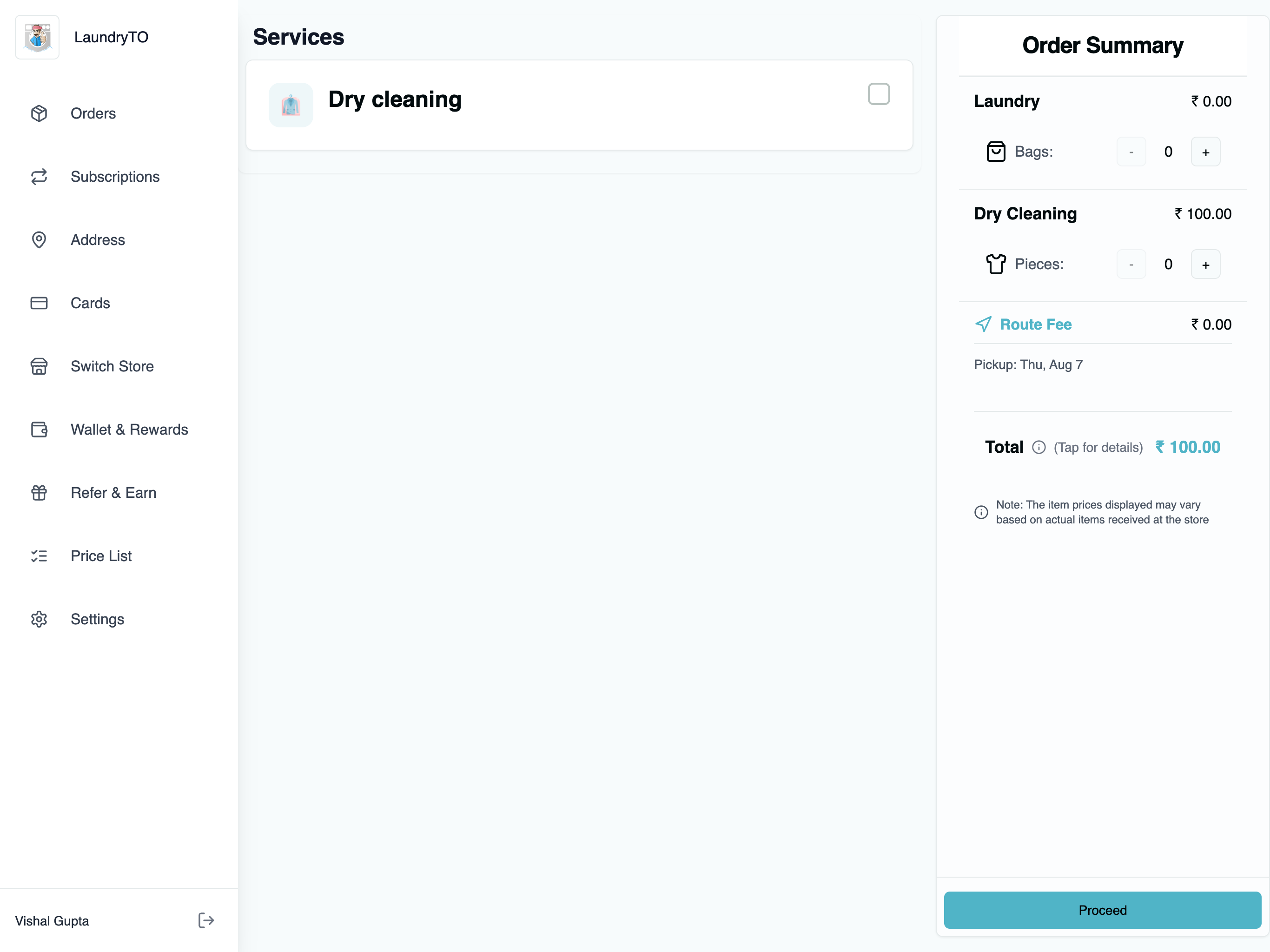 LaundryTO Dryclean | Washing screenshot 9