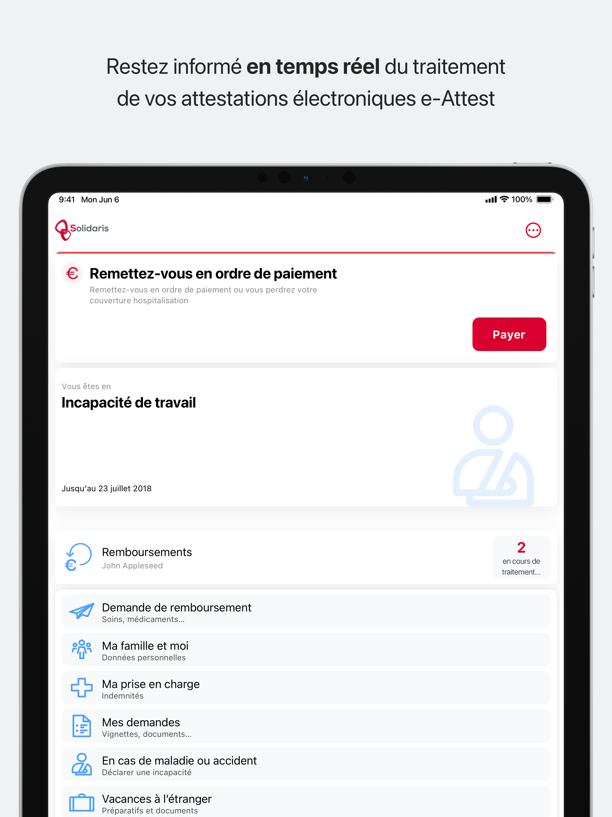 Solidaris Wallonie screenshot 11