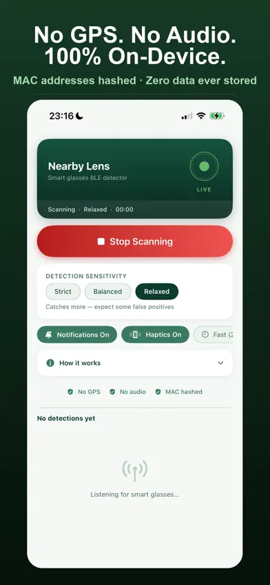 Nearby Lens: Glasses Detector screenshot 4