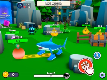 Brainrot Evolve. Idle Pet Game iPad screenshot