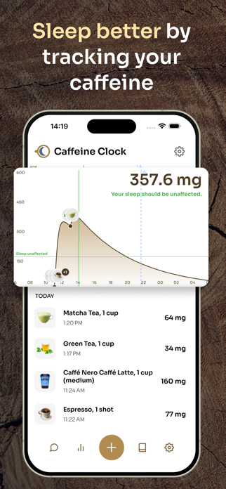 Caffeine Clock: Track Caffeine Screenshot 3 of 7