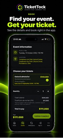 TicketTock screenshot 2