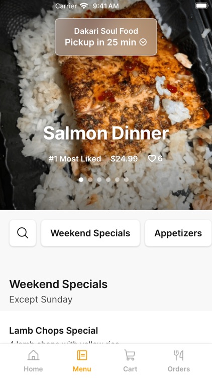 Dakari Soul Food To Go