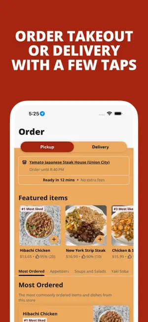 Yamato Steak House App screenshot 1