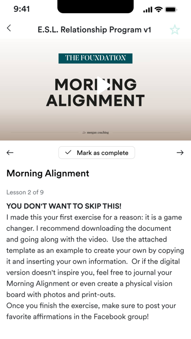 Screenshot #3 pour Dr. Morgan Coaching