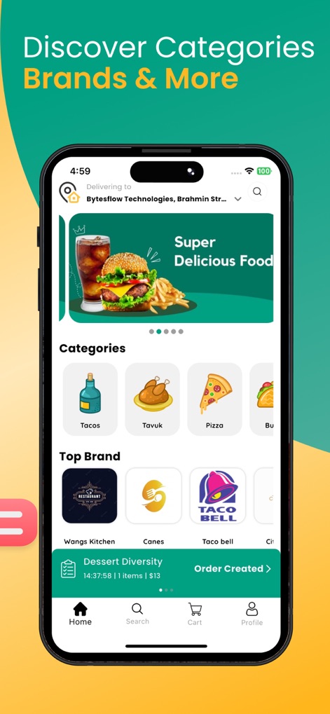 DeliWare - Food Delivery - Food & Drink App | MWM