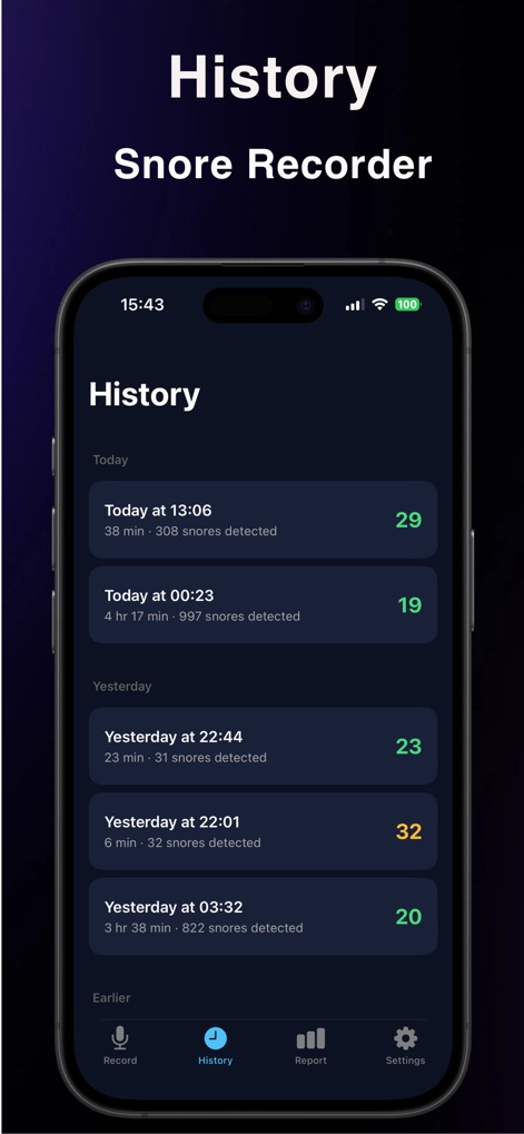 SnoreTracker:Snoring Recorder - Medical App | MWM