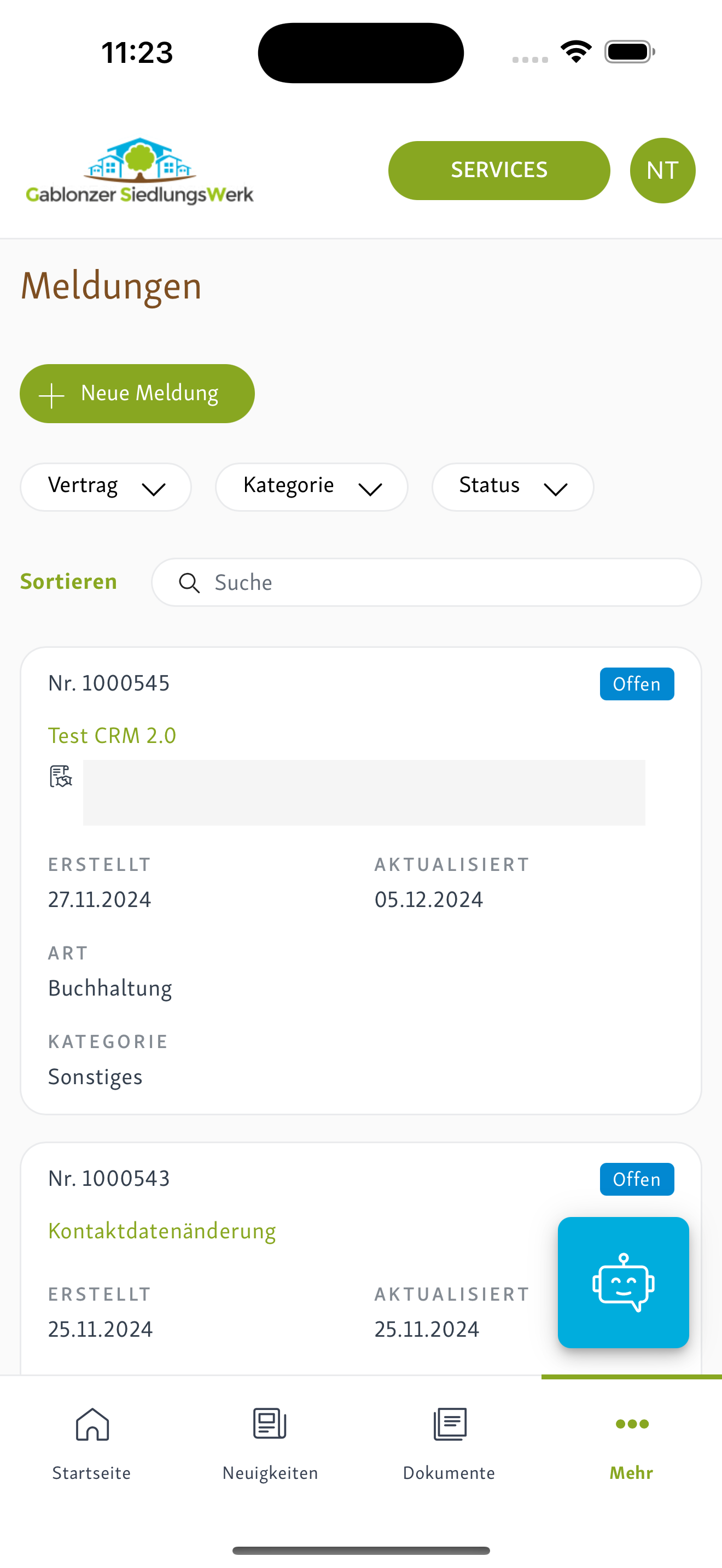 GSW Mieter App screenshot 3