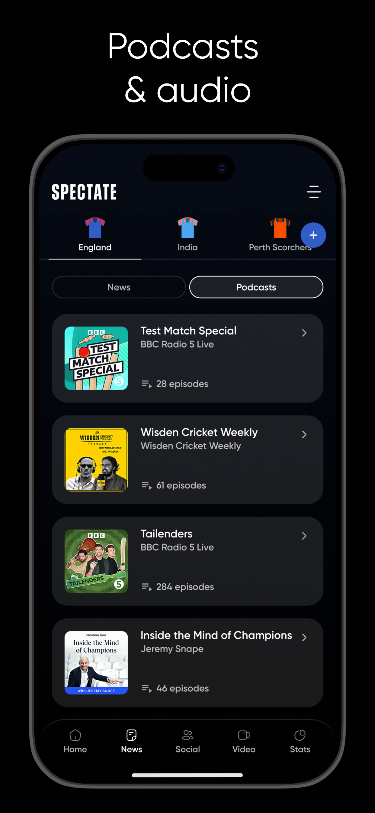 Spectate Sports: Cricket Live screenshot 6