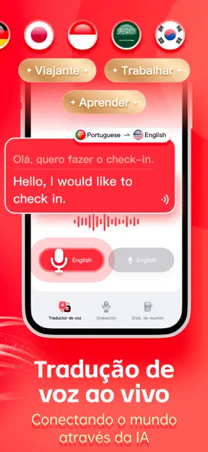AI Voice Translate:Tradutor iPhone screenshot 2