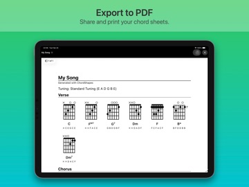 ChordShapes : Guitar Chords iPad screenshot