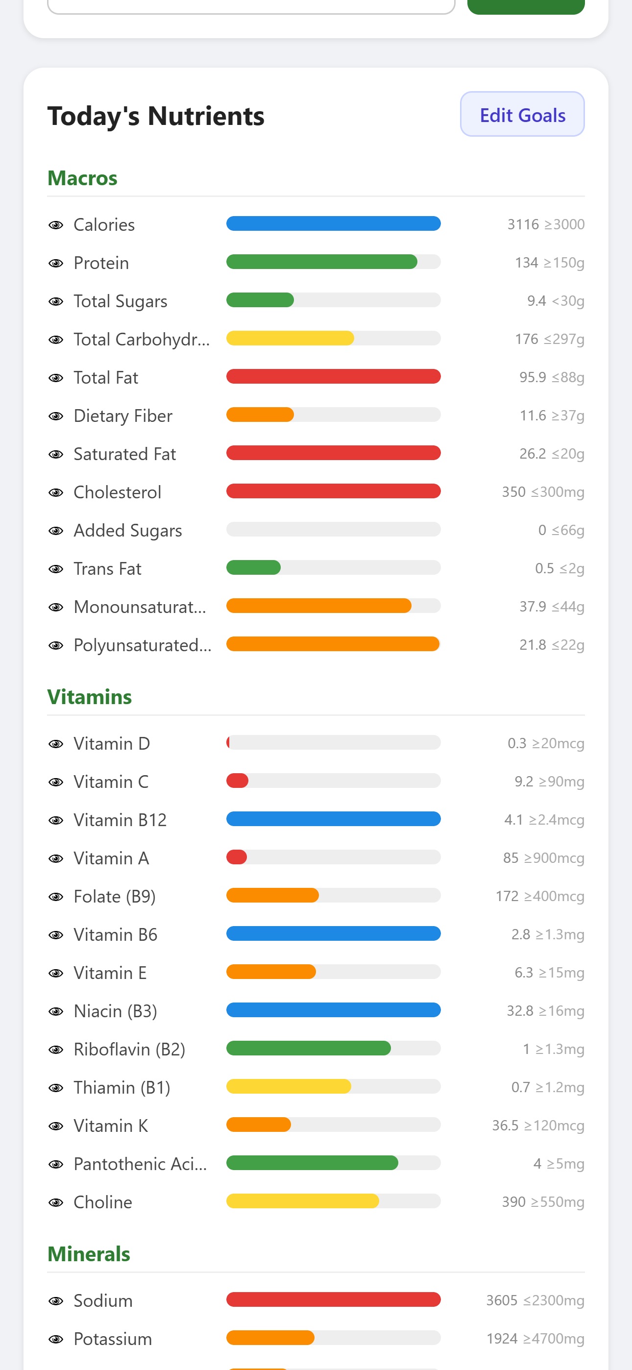 Screenshot 2 of Trackify Nutrition Tracker